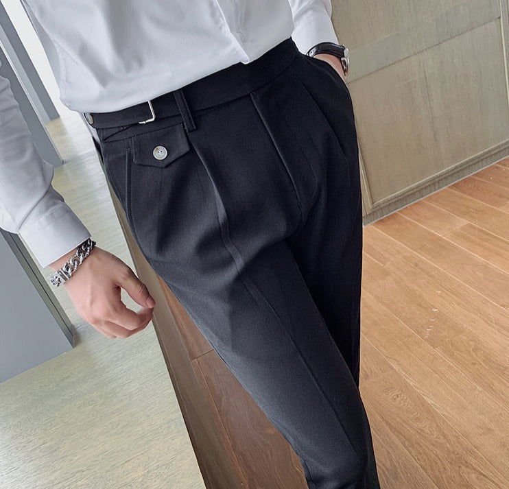 Antonios Black Casual Outfit Pants - Wearline