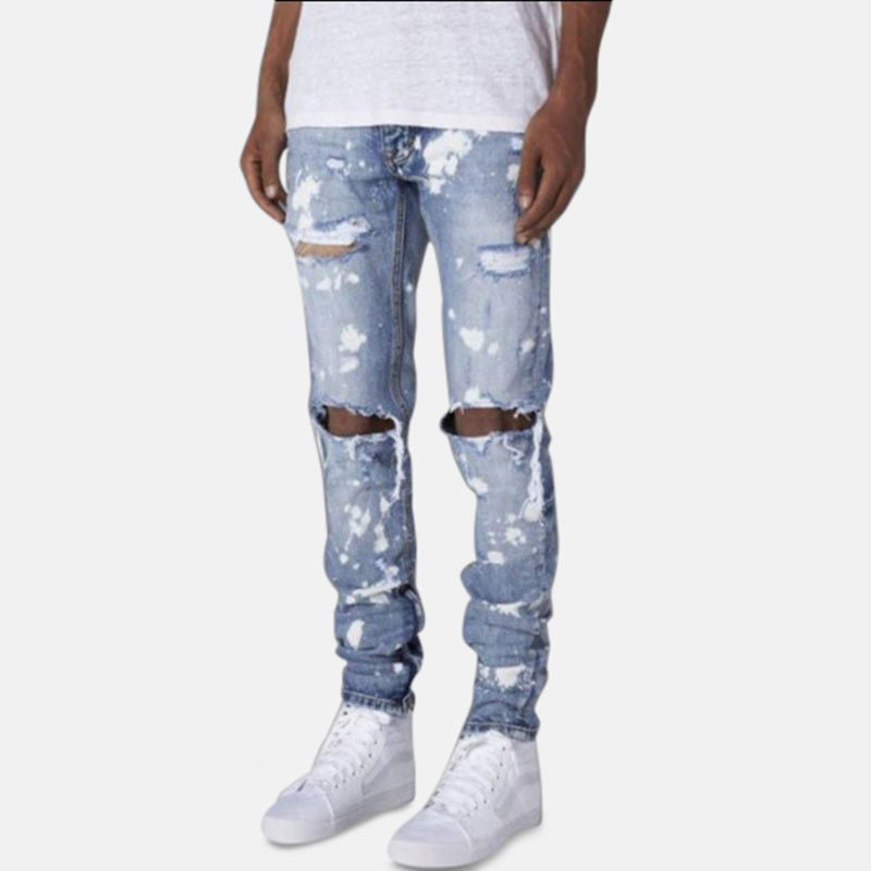 Biker Ripped Jeans - Wearline