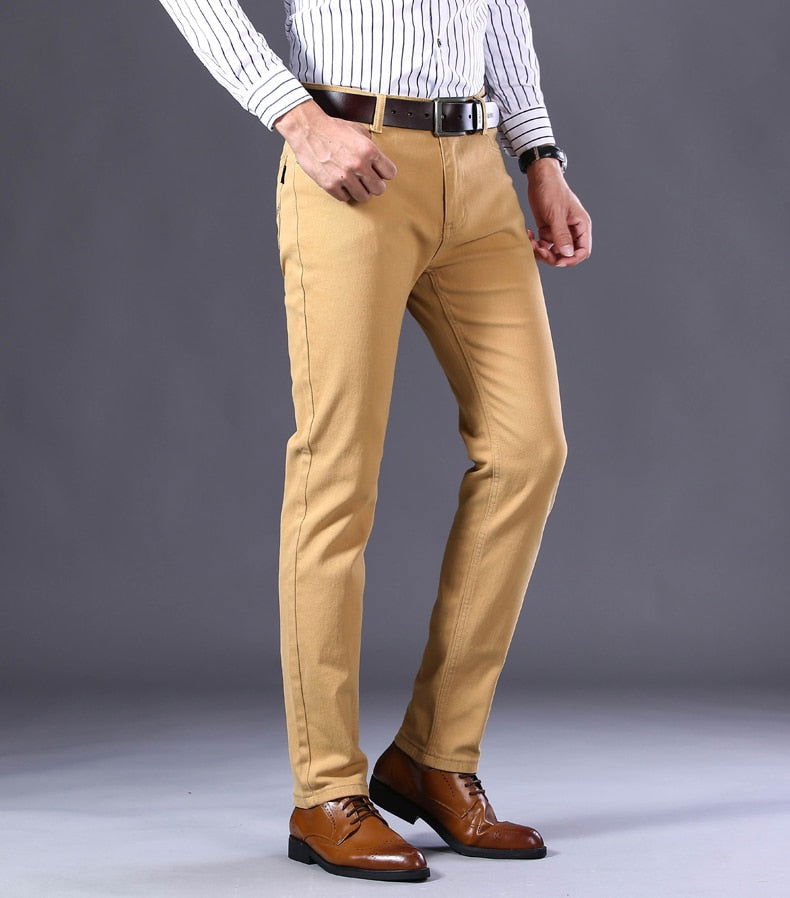 Business Casual Beige Jeans - Wearline