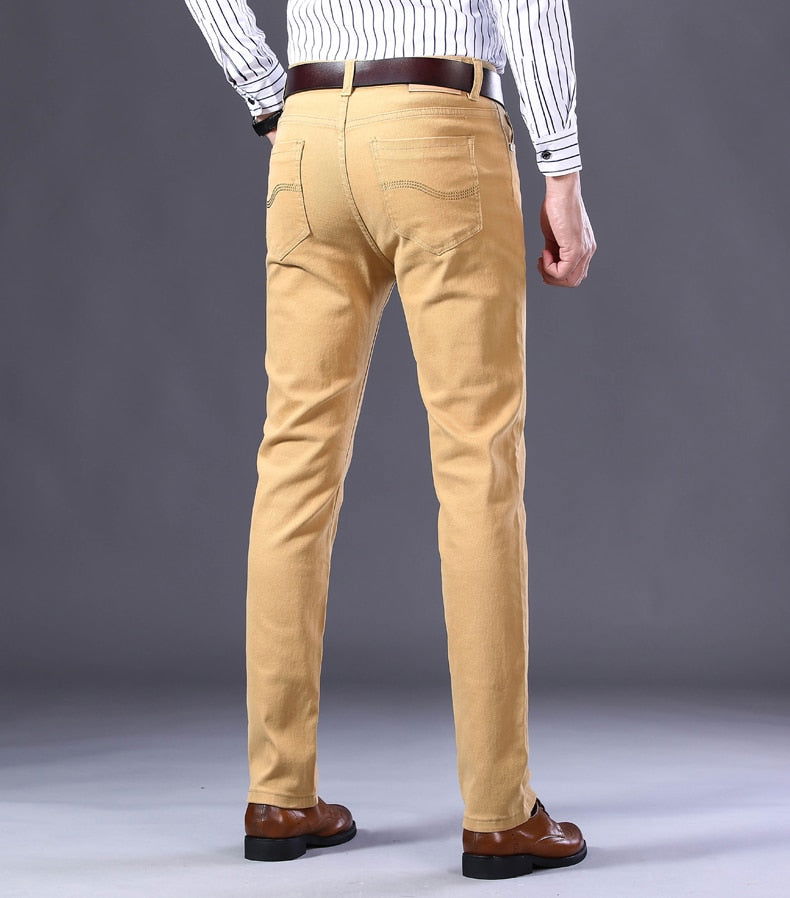 Business Casual Beige Jeans - Wearline