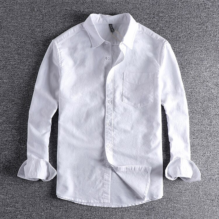 COTTON PREMIUM LONG SLEEVE SHIRT - Wearline