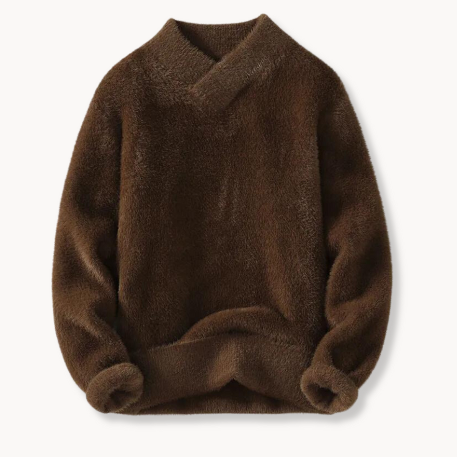 Comfortable plush fleece sweater