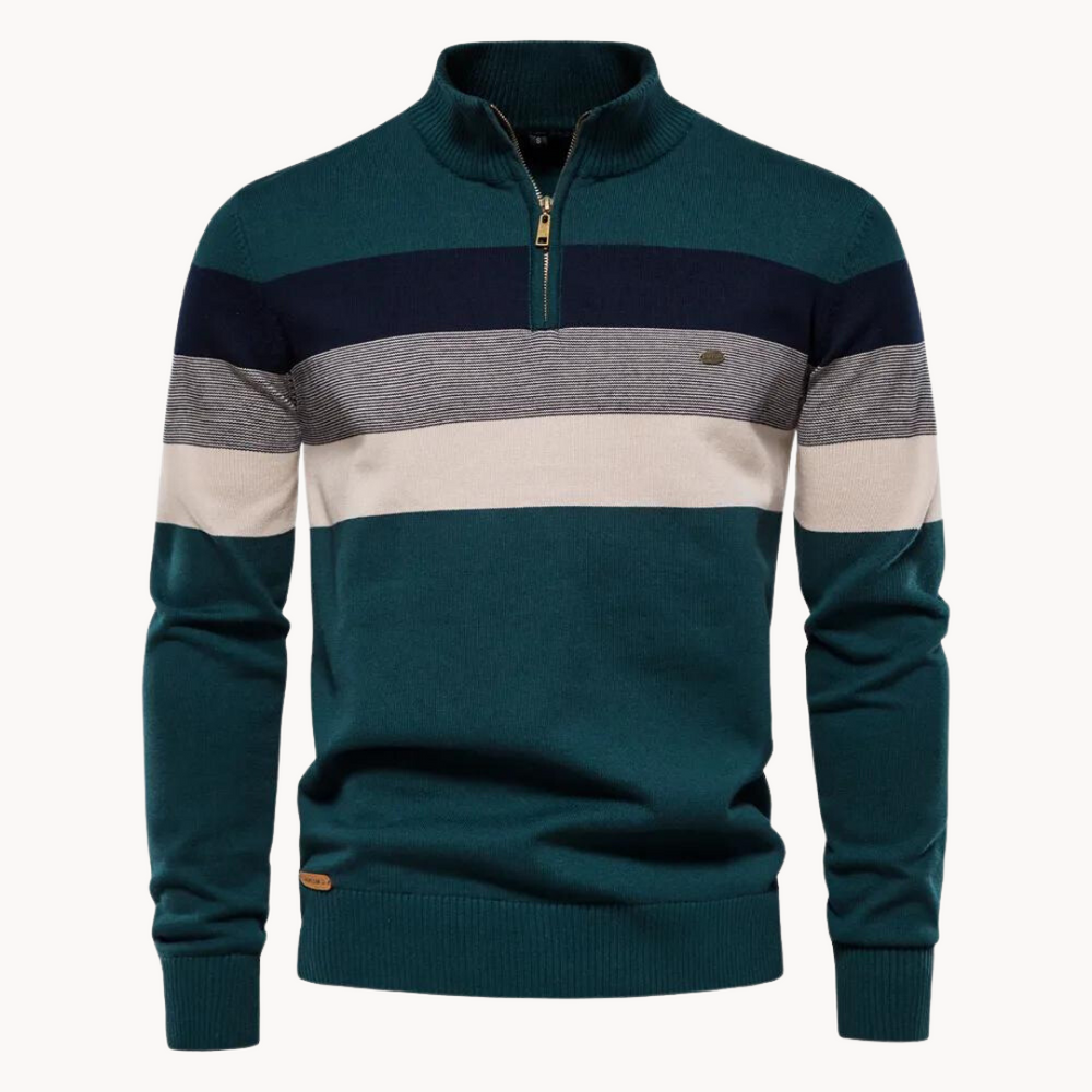 Trendy Striped Men's Sweater