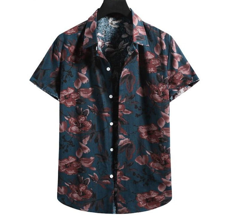 FLORAL HAWAIIAN SHIRT MEN - Wearline