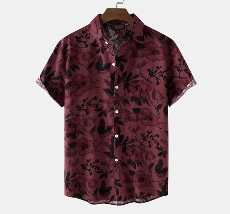 FLORAL HAWAIIAN SHIRT MEN - Wearline