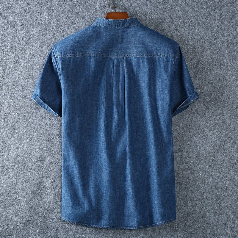 IMPULSE COTTON BLUE SHIRT - Wearline