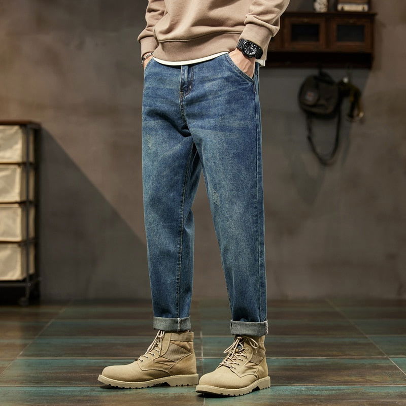 Loose Fit Streetwear Jeans - Wearline