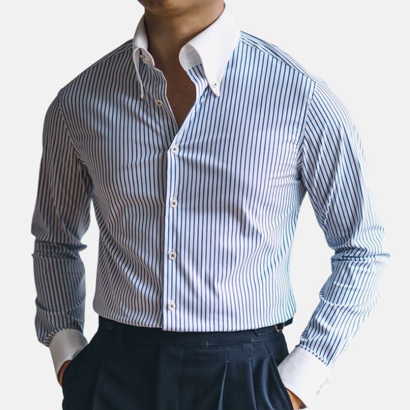 MASCULINA CASUAL STRIPED SHIRT - Wearline