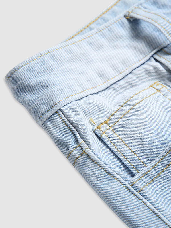 Men's  Ripped Denim Shorts - Wearline