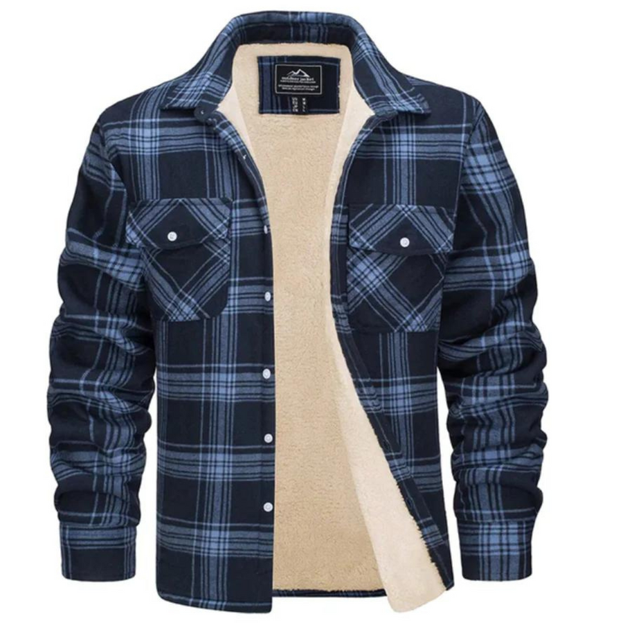 Fleece Lined Checked Jacket