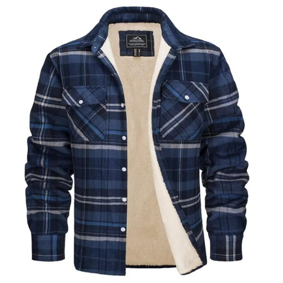 Fleece Lined Checked Jacket