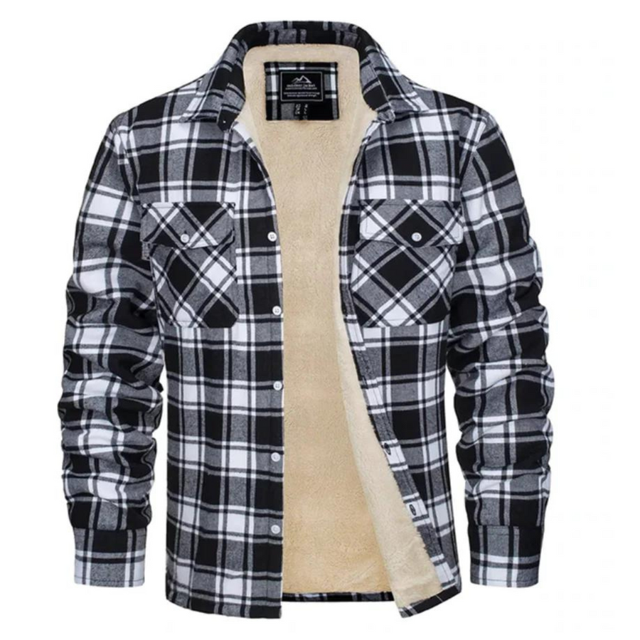 Fleece Lined Checked Jacket