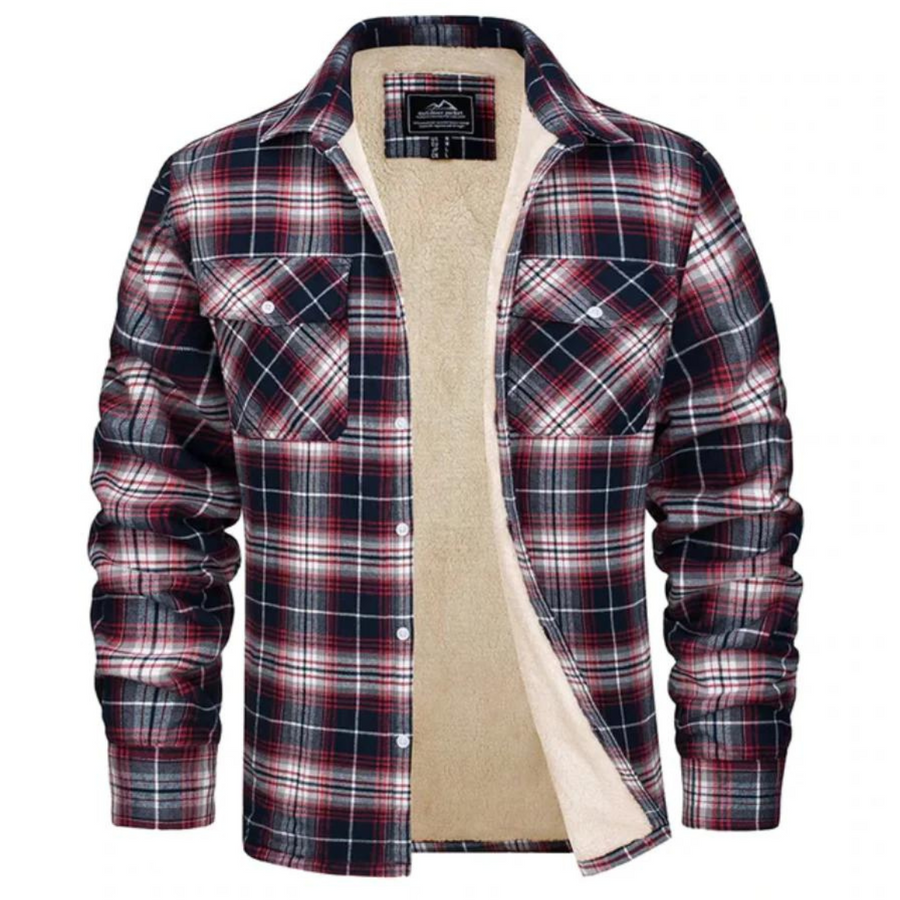 Fleece Lined Checked Jacket