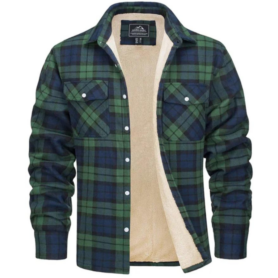 Fleece Lined Checked Jacket