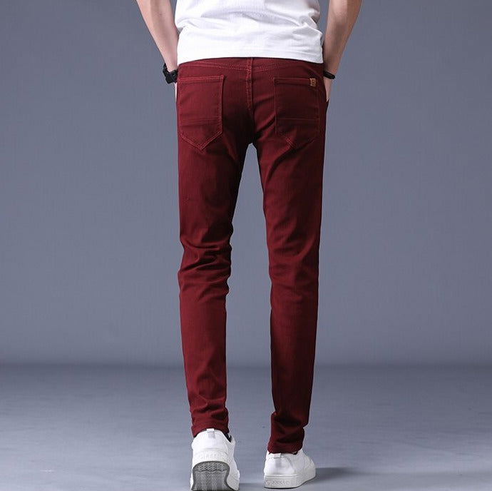 Slim Fit Cotton Stretch Trousers Men - Wearline