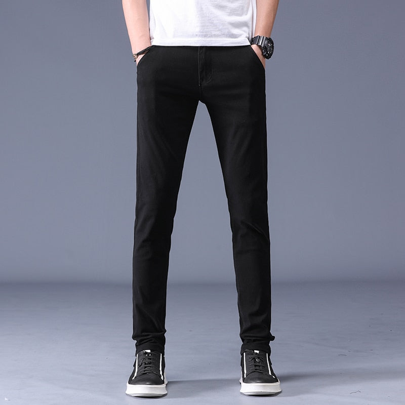 Slim Fit Cotton Stretch Trousers Men - Wearline