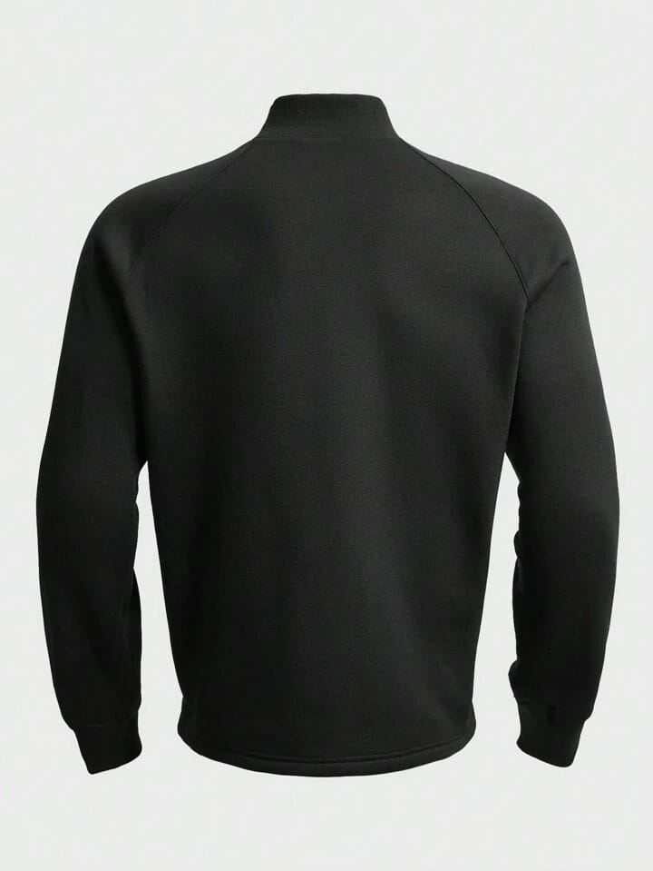 Heren Halve Rits Raglan Mouw Sweatshirts